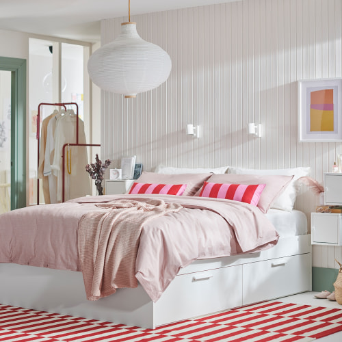 Brimnes bed sales with storage